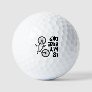 Is My Bike OK Funny Mountain Bike Golf Balls