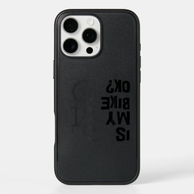 Is My Bike OK Funny Mountain Bike Otterbox iPhone Case (Back)