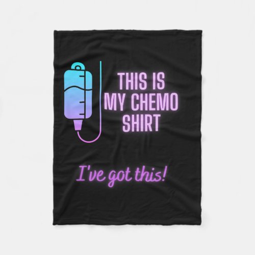 Is My Chemo _ Blood Cancer Chemotherapy  Fleece Blanket