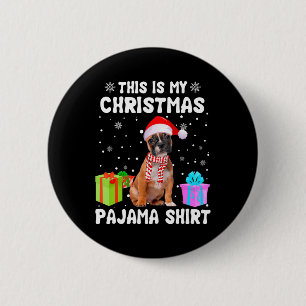 Is My Christmas French Bulldog Dog Pajama Puppy Lo Button