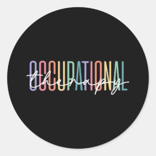 Is My Favorite Occupation Autism Special Education Classic Round Sticker