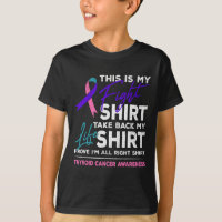 Is My Fight Thyroid Cancer Awareness Ribbon Gift