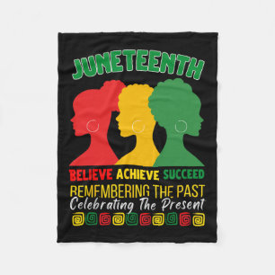 Is My Independence Day Believe Achieve Succeed Fleece Blanket