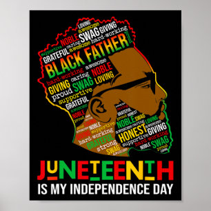 Is My Independence Day Black King Father's Day Poster