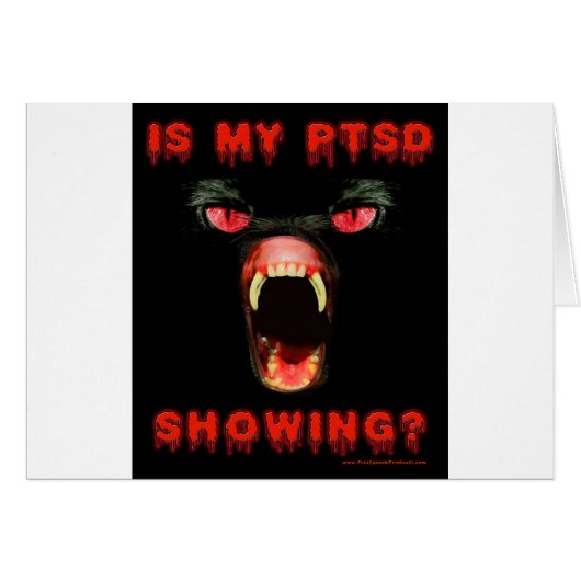 Is My PTSD Showing? Cards (Front Horizontal)