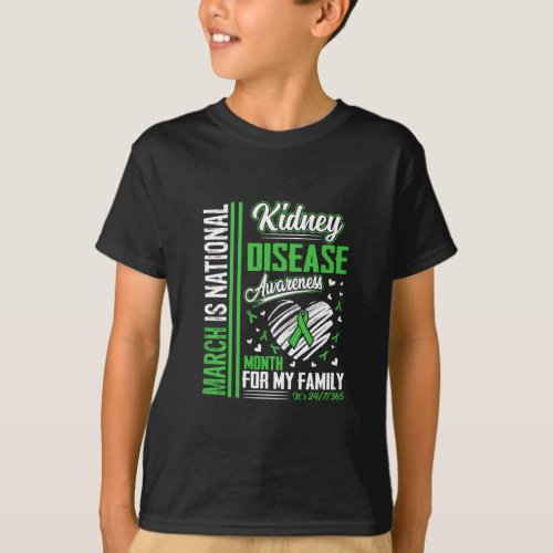 Is National Kidney Disease Awareness Month   T_Shirt