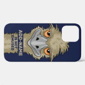 Is Not Emused Funny Emu Pun Add Name Case-Mate iPhone Case (Back (Horizontal))