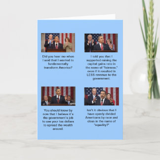 Is Obama a socialist? Does 2 plus 2 equal 4? Card