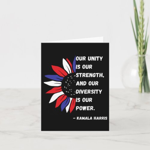 Is Our Power Kamala Harris Quote Inauguration 2021 Card