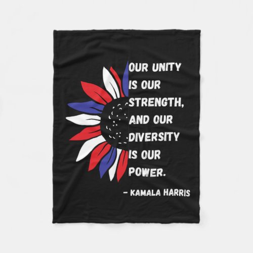 Is Our Power Kamala Harris Quote Inauguration 2021 Fleece Blanket