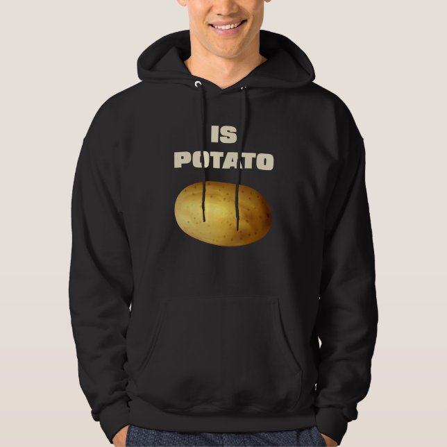 Is Potato In Television As Seen On Late Night  Pot Hoodie (Front)