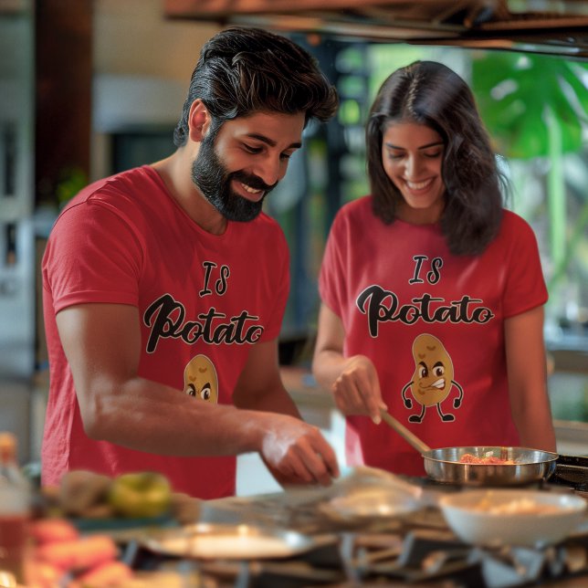 Is Potato Late Night Talk Show Angry Kawaii Potato T-Shirt (Is Potato Late Night Talk Show Angry Kawaii Potato T-Shirt)