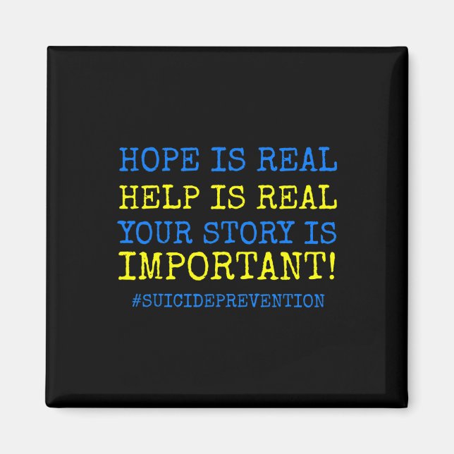 Is Real Suicide Prevention -  Magnet (Front)