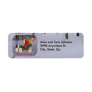Is Santa Driving to Your Town Address Labels