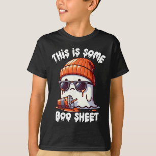 Is Some Boo Sheet Funny Ghost Spooky Season Hallow T-Shirt