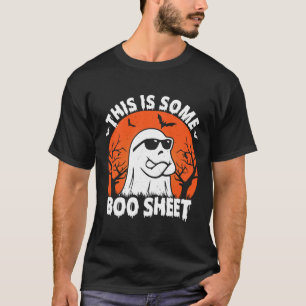 Is Some Boo Sheet Ghost Retro Funny Halloween T-Shirt