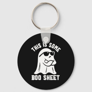 Is Some Boo Sheet Halloween Ghost Funny Costume Keychain