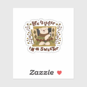 Is Sweater! Autumn It’s Fall Y’all Sticker