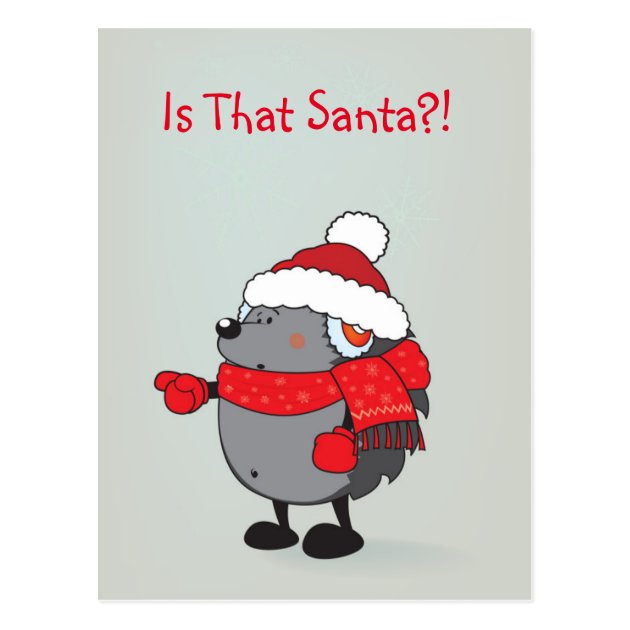 Is That Santa ?! Postcard