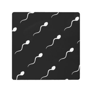 Is that sperm on my wall? A funny Metal Wall Art. Metal Print