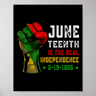 Is The Real Independence Day 1865 Freedom Pride 4 Poster