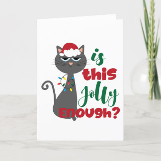 Is this jolly enough? Christmas card