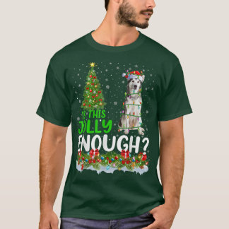 Is This Jolly Enough Santa Alaskan Malamute Christ T-Shirt