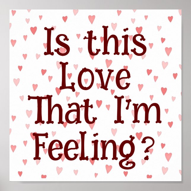Is This Love That I'm Feeling? Poster (Front)