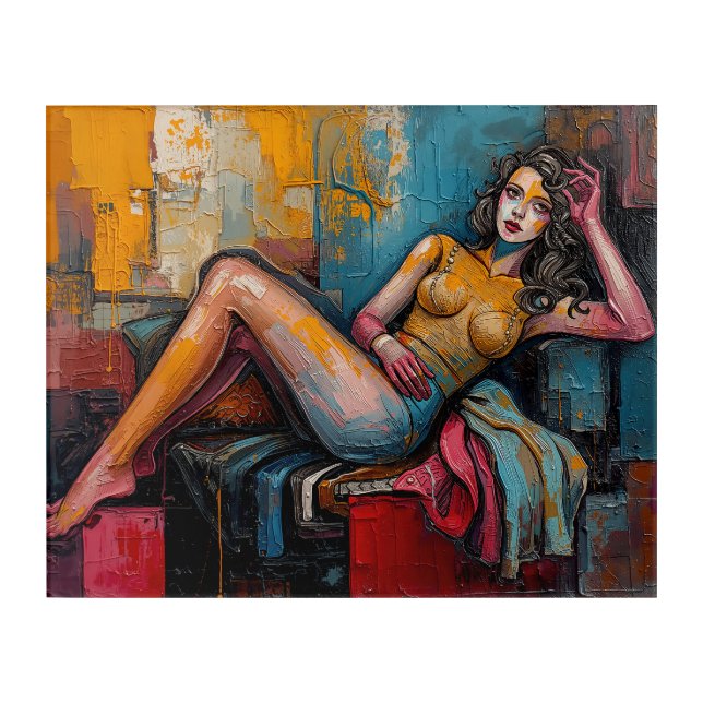 “Is This One Working” – Jasmine’s Portrait Acrylic Print (Front)