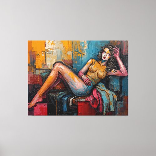 “Is This One Working” – Jasmine’s Portrait Canvas Print
