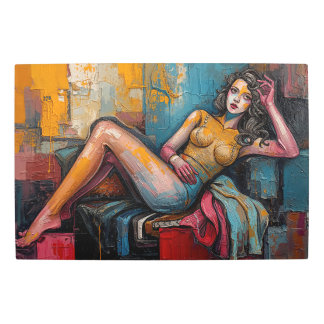 “Is This One Working” – Jasmine’s Portrait Metal Print