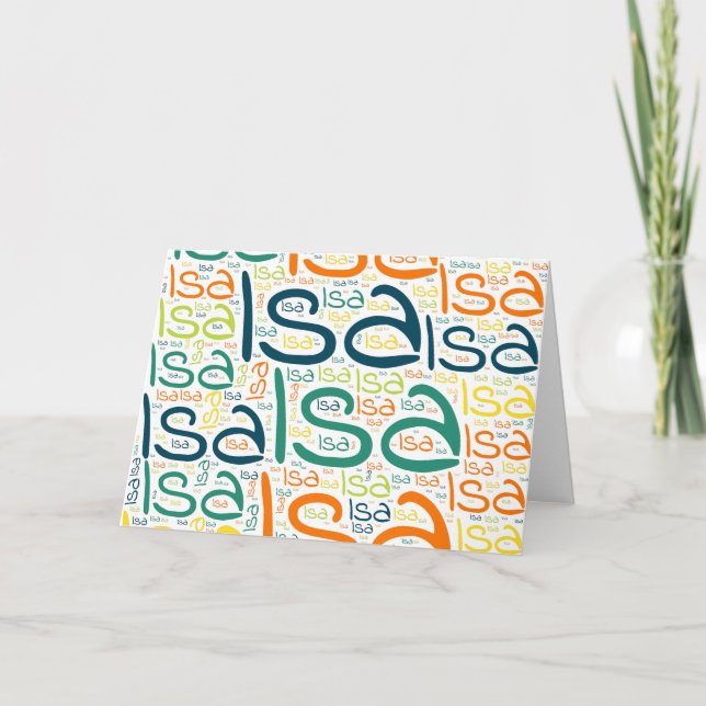 Isa Card (Front)
