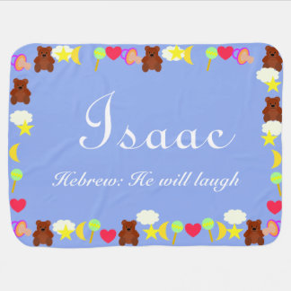 Isaac Baby Blanket Template
