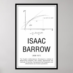 Isaac Barrow Poster