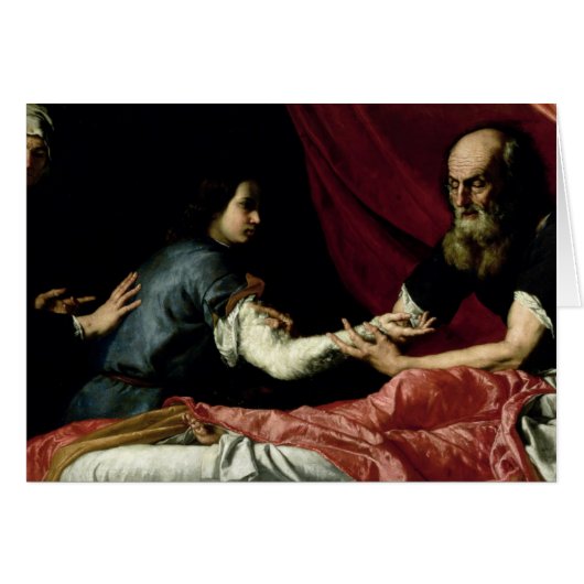 Isaac Blessing Jacob, 1637 Cards (Front Horizontal)