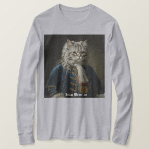 Isaac Meowton Newton (Kitten / Cat Theme) Design T-Shirt
