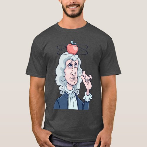 Isaac Newton Apple T_Shirt