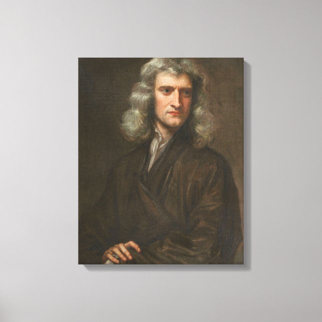 Isaac Newton Canvas Print (Front)