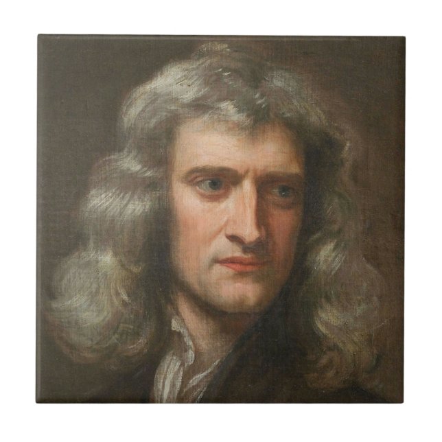 Isaac Newton Ceramic Tile (Front)