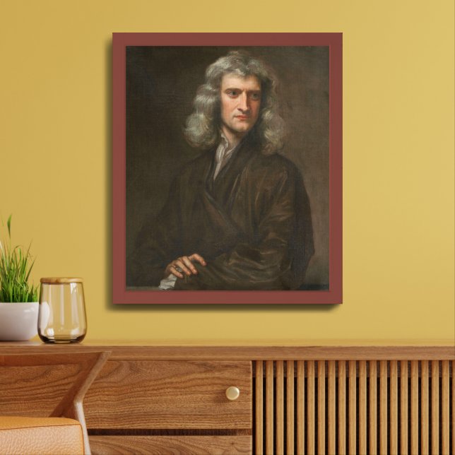 Isaac Newton Framed Art (Living Room)