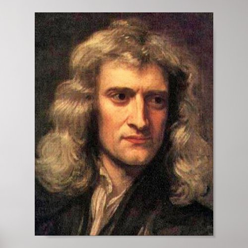 Isaac Newton Poster