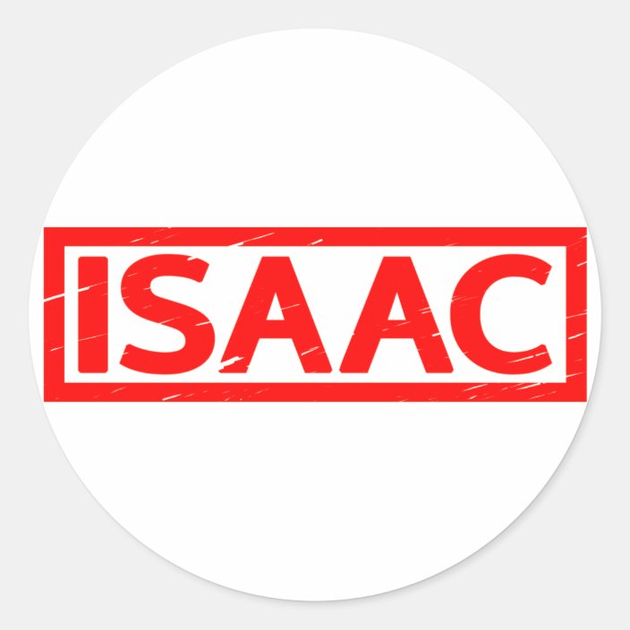 Name Rubber Stamp for Kids Isaac