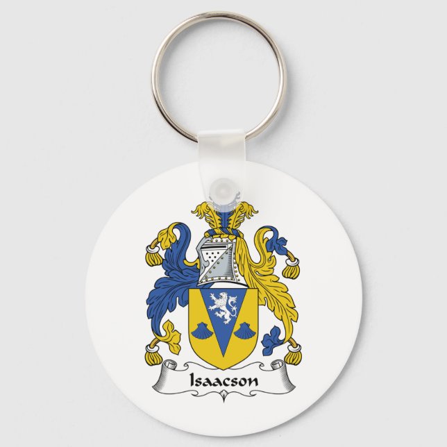 Isaacson Family Crest Keychain (Front)