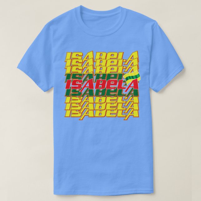 Isabela Cascade text 2 T-Shirt (Design Front)