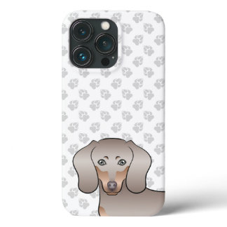 Isabella And Tan Short Hair Dachshund Head &amp; Paws iPhone 13 Pro Case