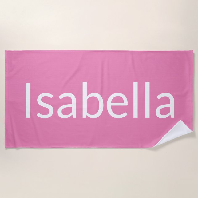 Isabella Beach Towel (Front)