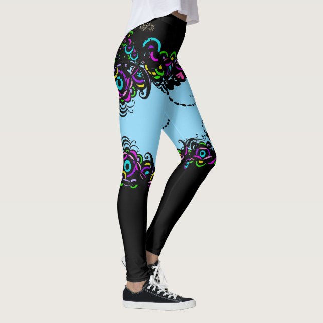 Isabella Blue LeggingsLeggings Leggings (Right)