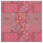 Isabella Burgundy Red Fabric