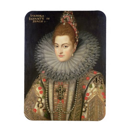 Isabella Clara Eugenia 1566_1633 Infanta of Spai Magnet