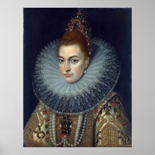Isabella Clara Eugenia infante of Spain portrait Poster